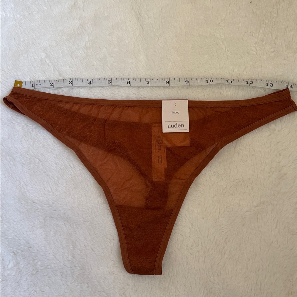 NWT Auden Sheer Thong Size L - Picture 6 of 8